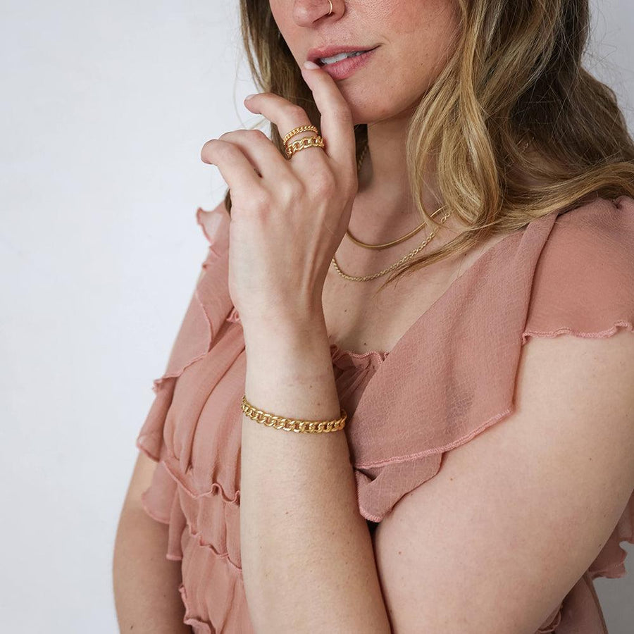 Luxe Curb Link Ring