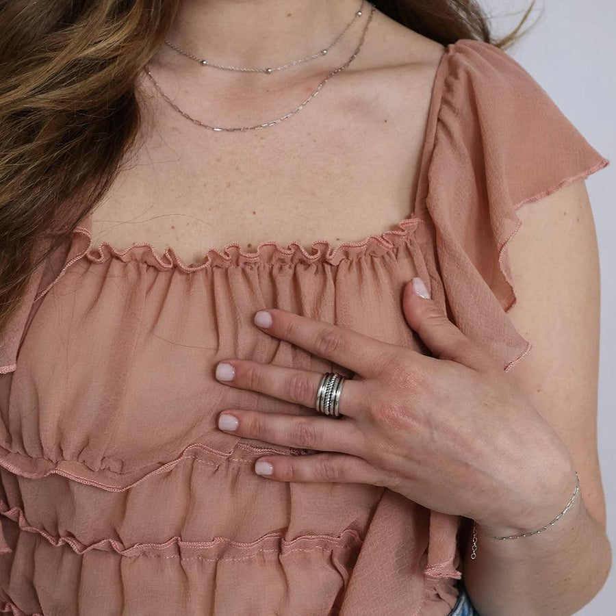 Layer & Twist Stackable Ring