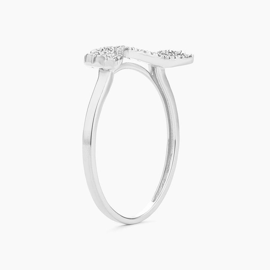 angel wing diamond ring 