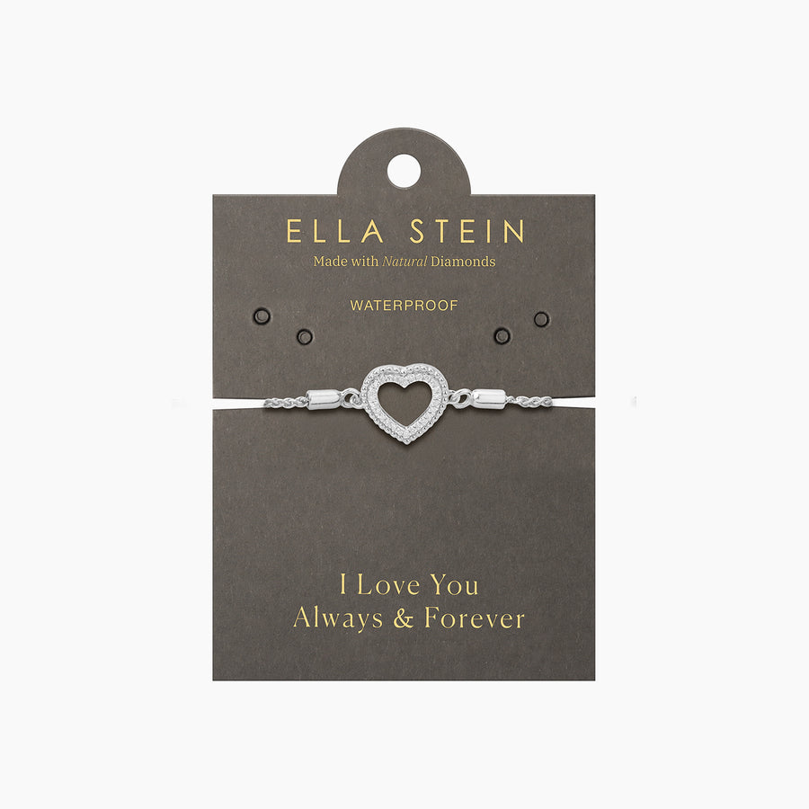 Waterproof Beaded Heart Bolo Bracelet