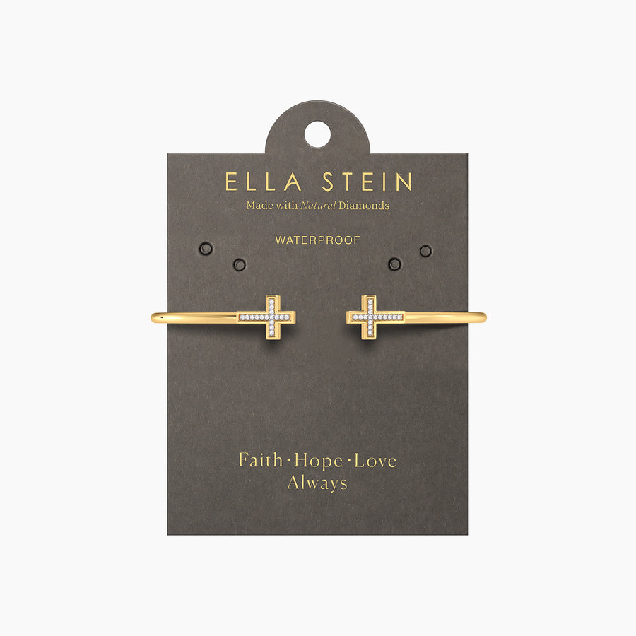 Waterproof Cross Flexi Cuff Bracelet