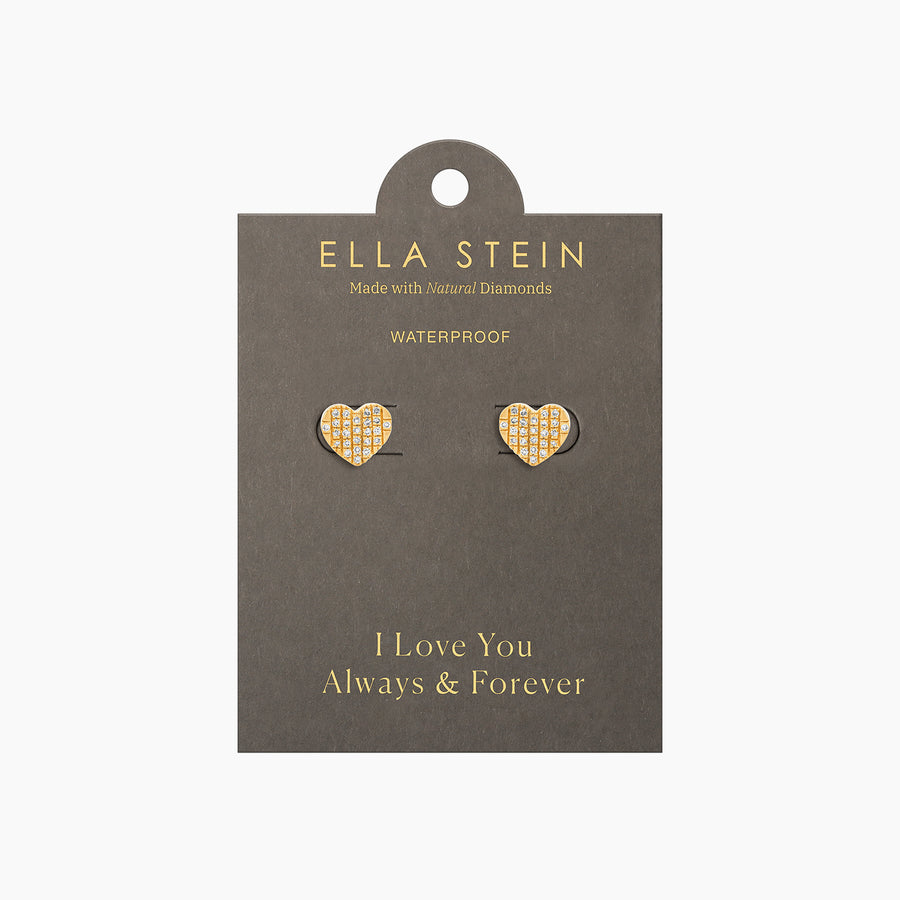 Waterproof All Heart Stud Earrings