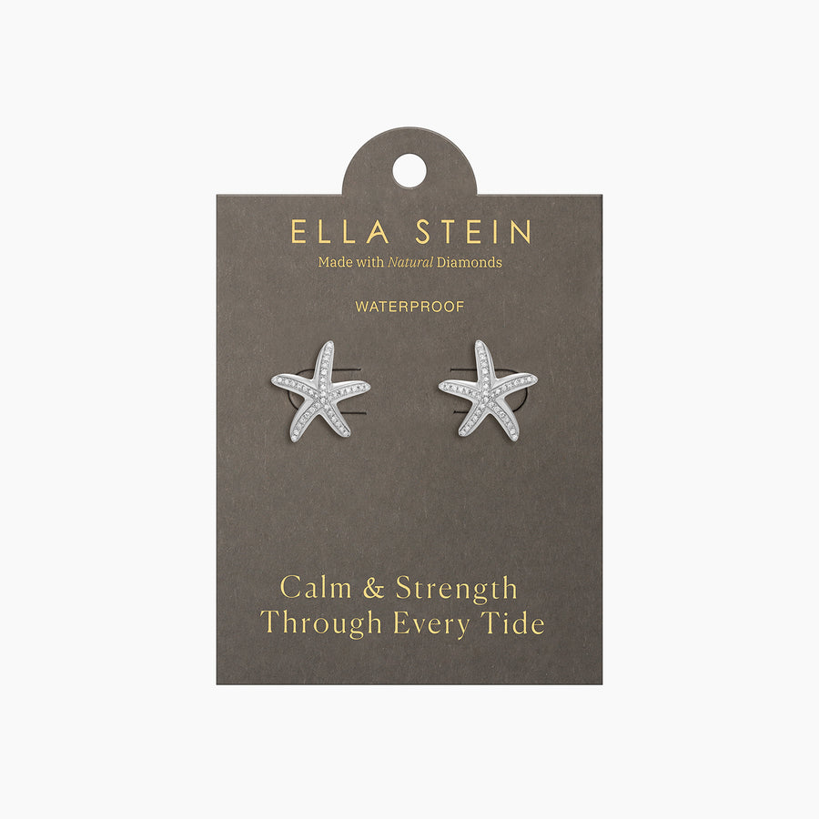 Waterproof Starfish Stud Earrings