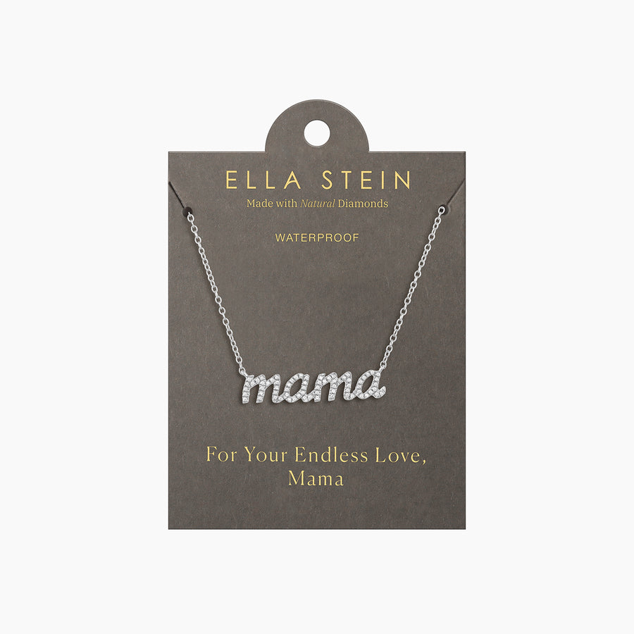 Waterproof Love You Mama Pendant Necklace