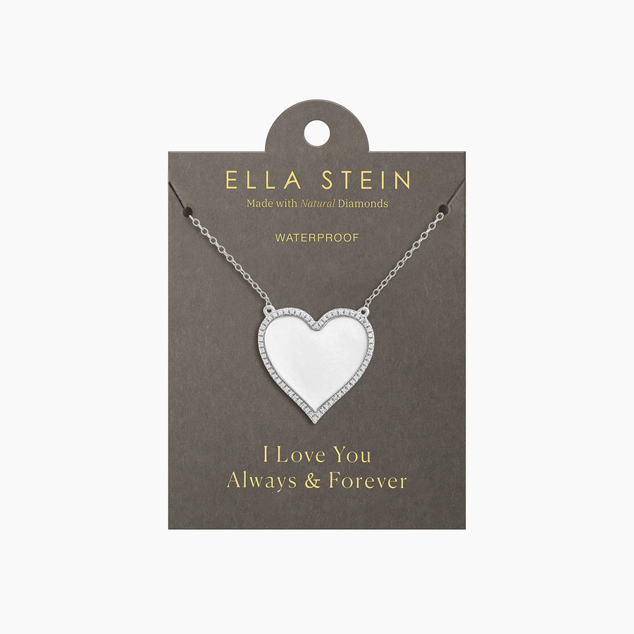 Waterproof Forever Love Pendant Necklace