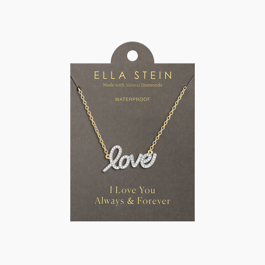 Waterproof Love Is Love Pendant Necklace