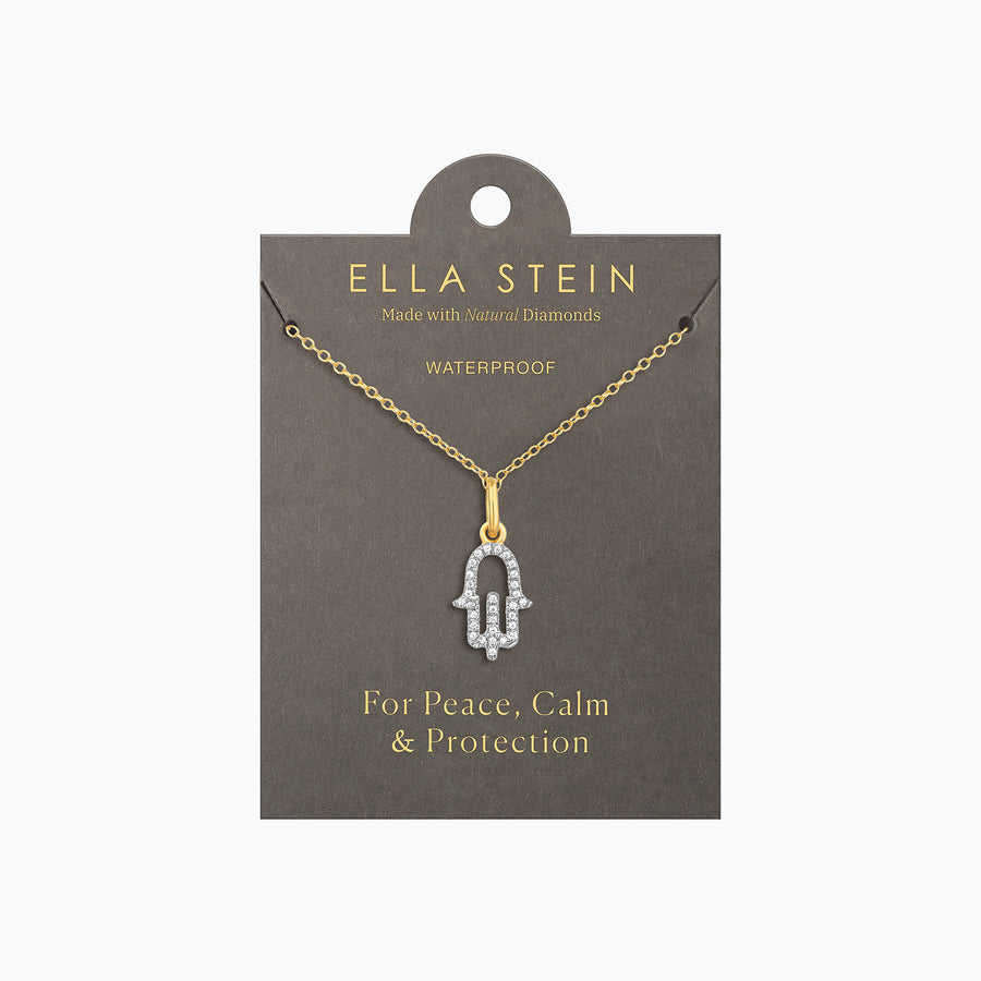 Waterproof Think Good Thoughts Pendant Necklace