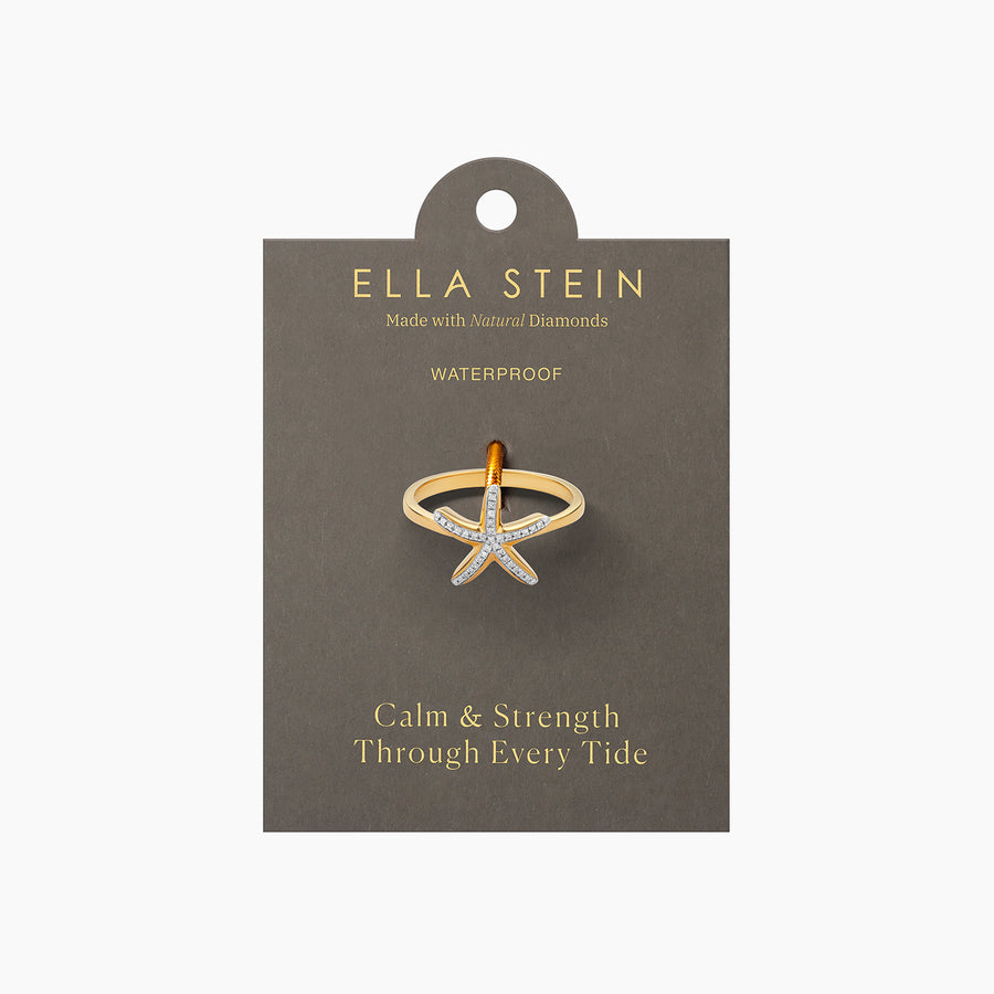 Waterproof Starfish Statement Ring