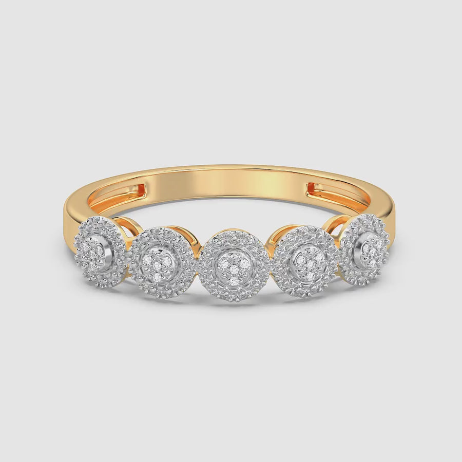 Lab-Grown Diamond Bezel Stackable Ring