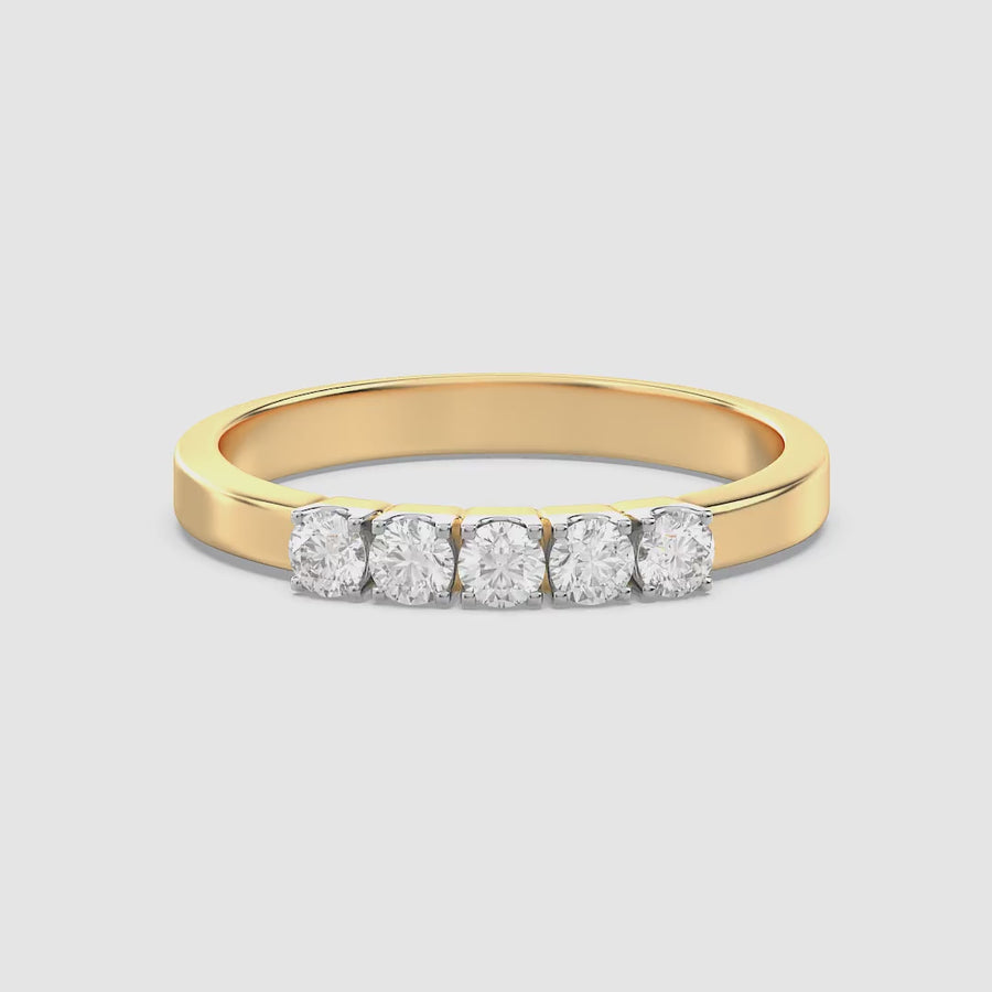 Lab-Grown  Brilliant Blossom Ring
