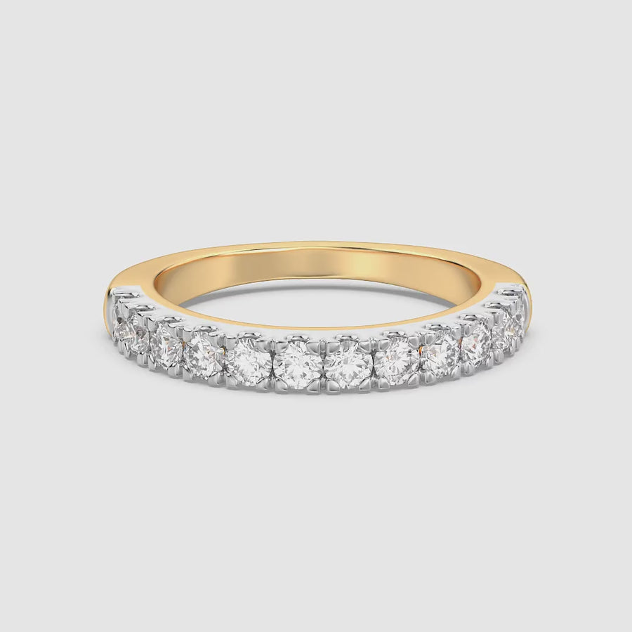 Lab-Grown  Golden Brilliance Ring