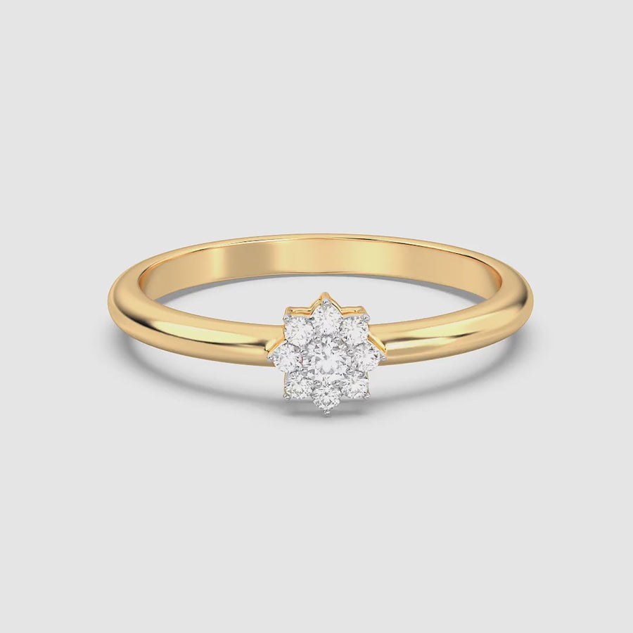 Lab-Grown 0.11 Ct Bloom Ring