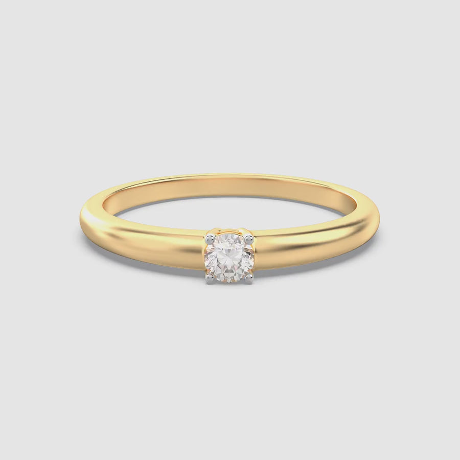 Lab-Grown 0.13 Ct Solstice Ring