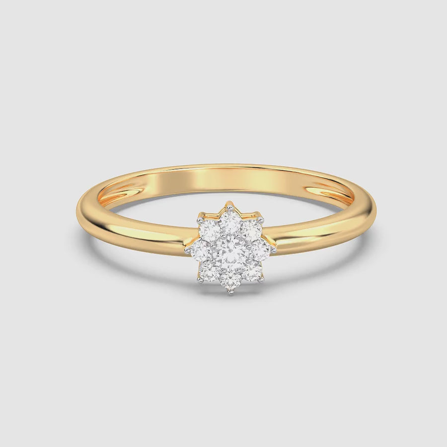 Lab-Grown 0.13 Ct Bloom Ring
