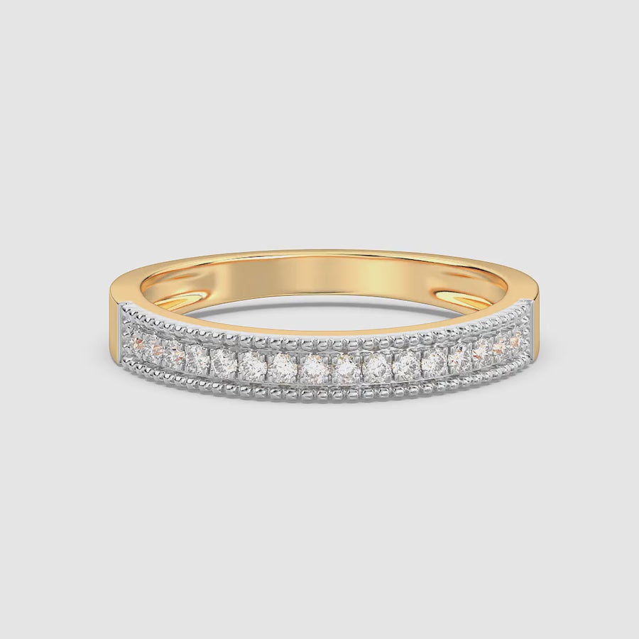 Lab-Grown 0.15 Ct Luminous Luxe Band Ring