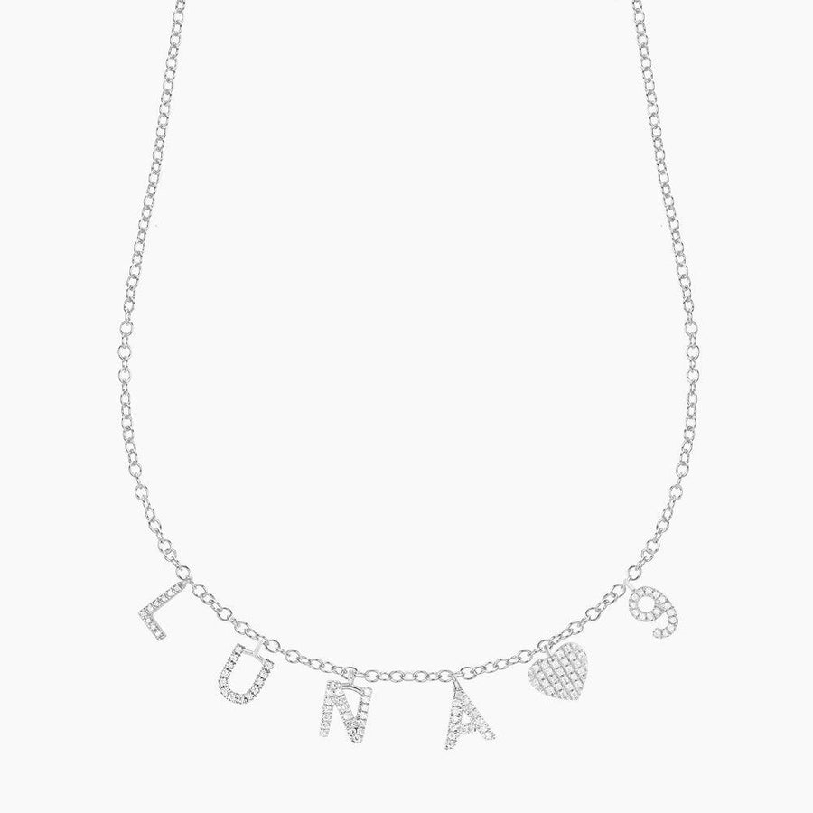 Name + Charms Necklace - Ella Stein 