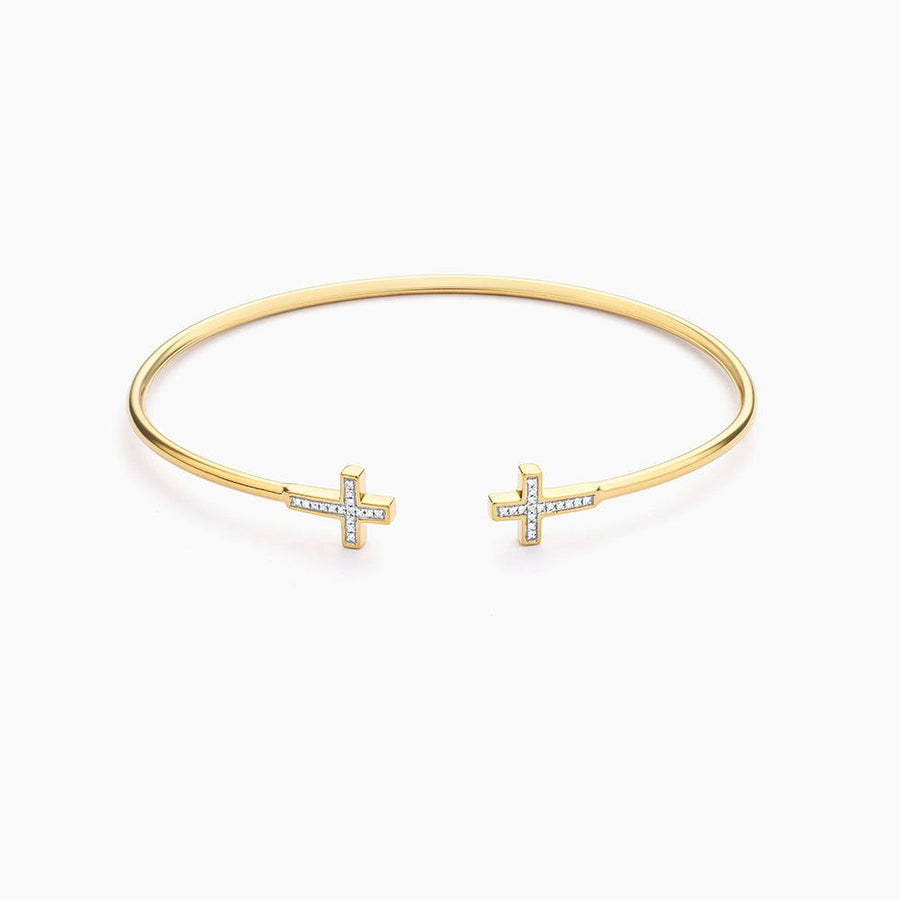 Cross Flexi Cuff Bracelet - Ella Stein 