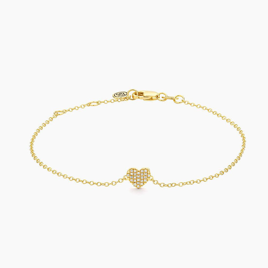 diamonds chain hearts linked bracelet 
