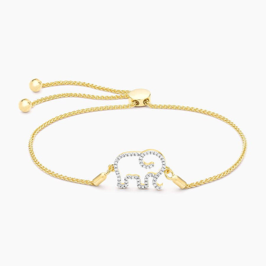 elephant mom and baby bracelet
