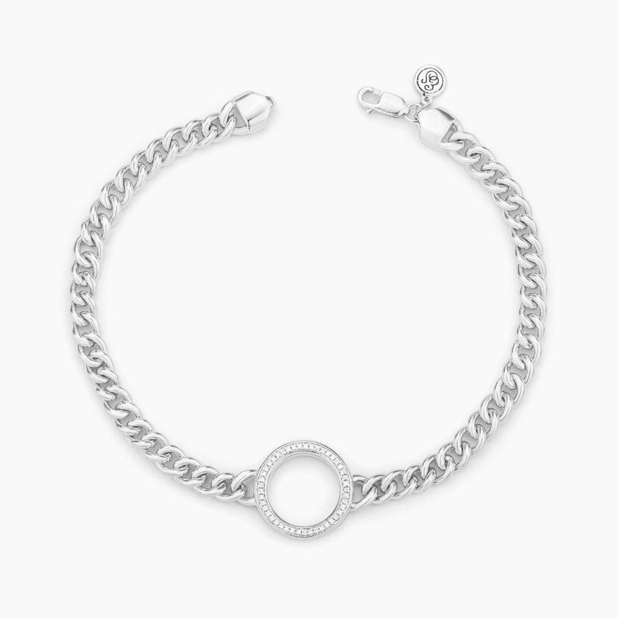 open circle diamond bracelet