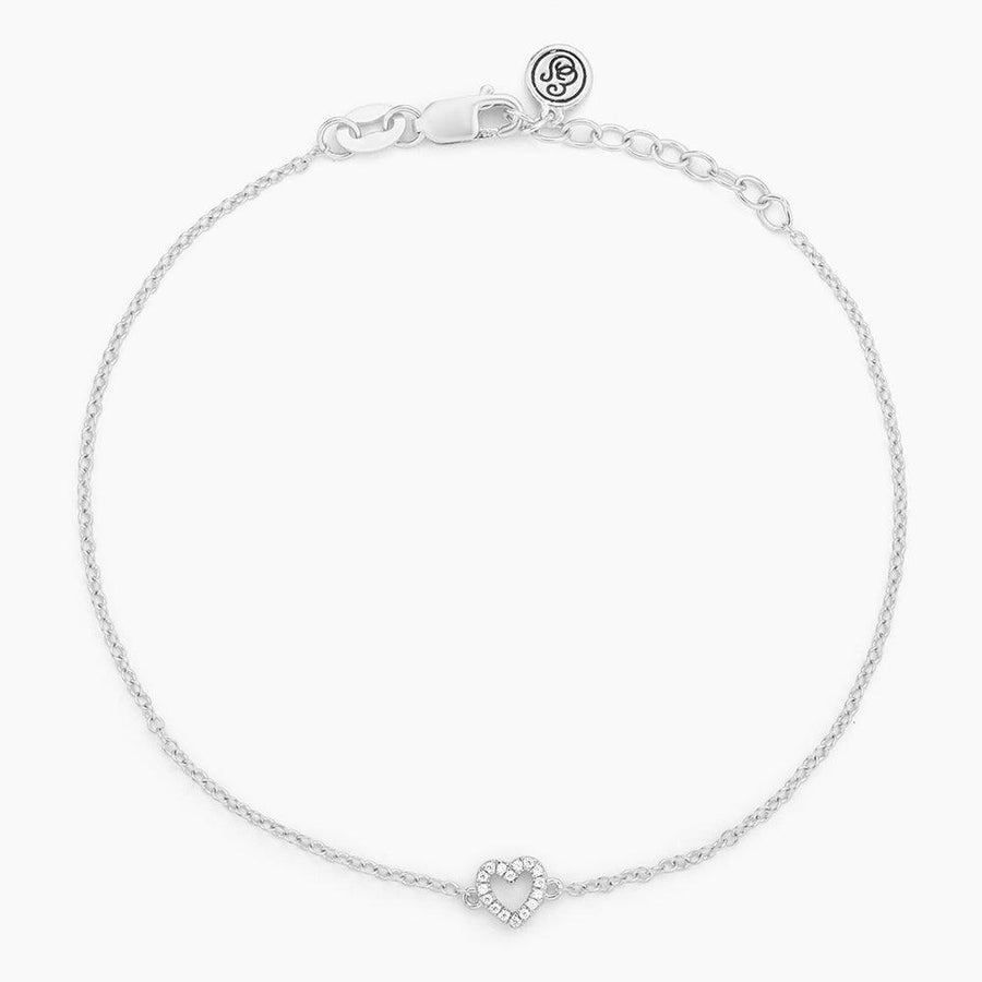 petite heart diamond bracelet