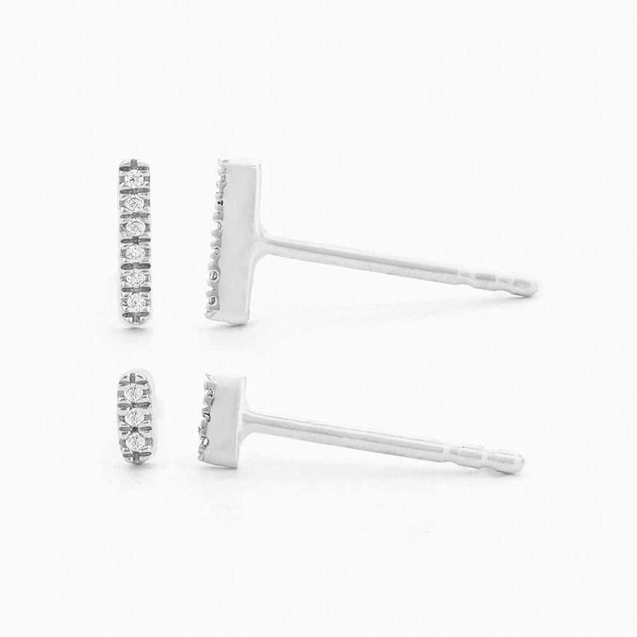 Buy Double Bar Stud Earrings Online - 7