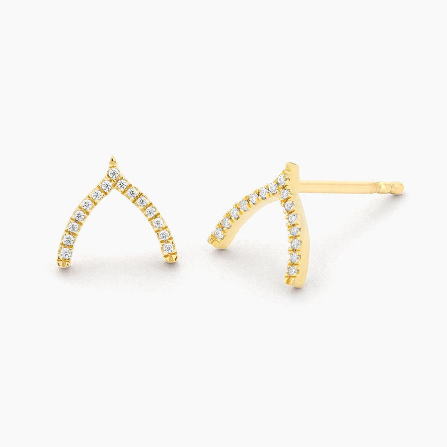 Buy Wishbone Stud Earrings Online - 2