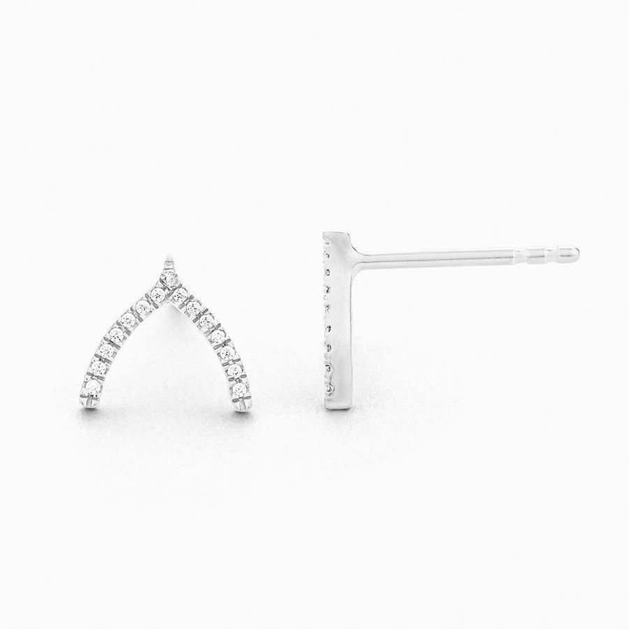 Buy Wishbone Stud Earrings Online - 7