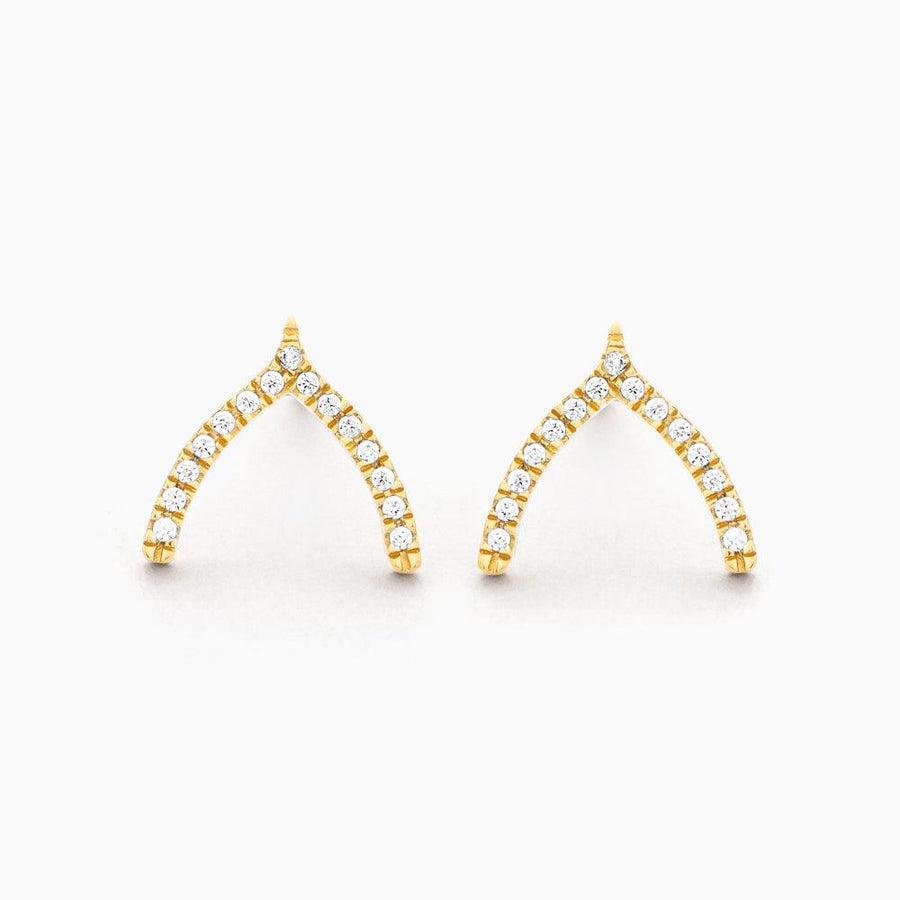 Buy Wishbone Stud Earrings Online - 4