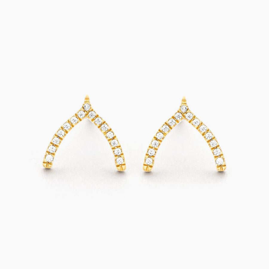 Buy Wishbone Stud Earrings Online - 4