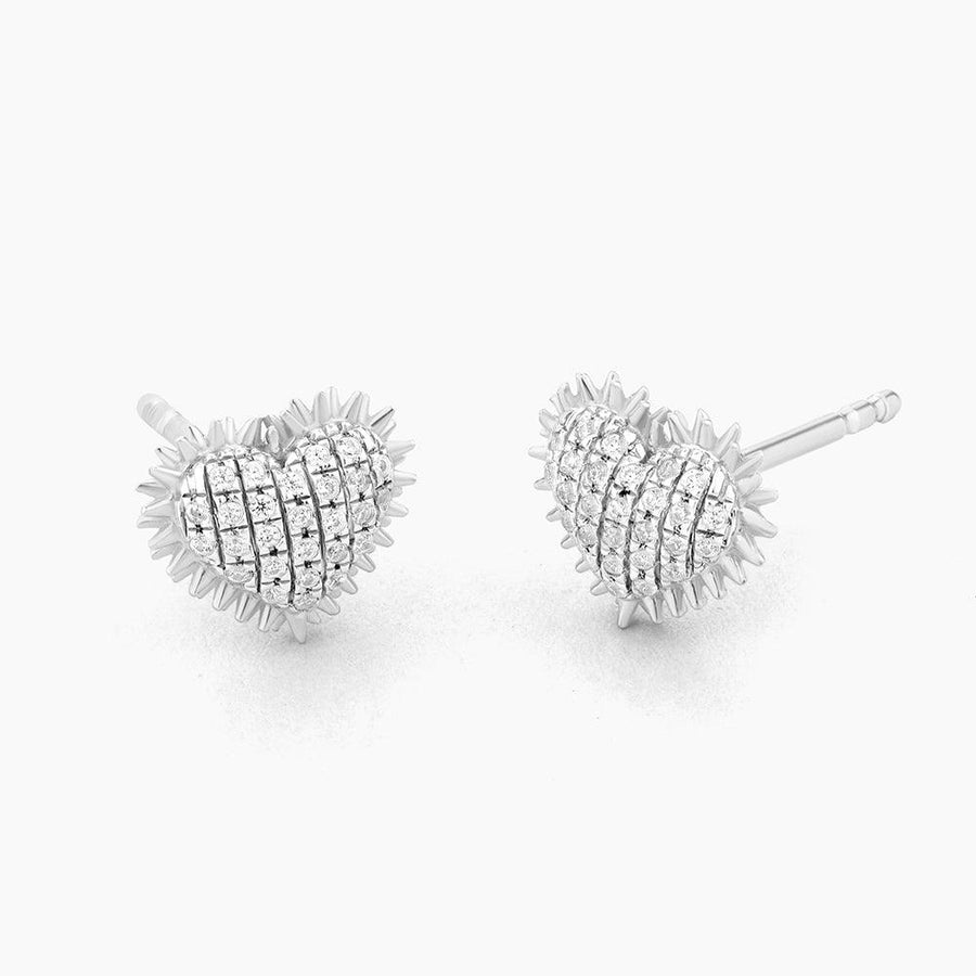 Buy Spiked Heart Stud Earrings Online - 5