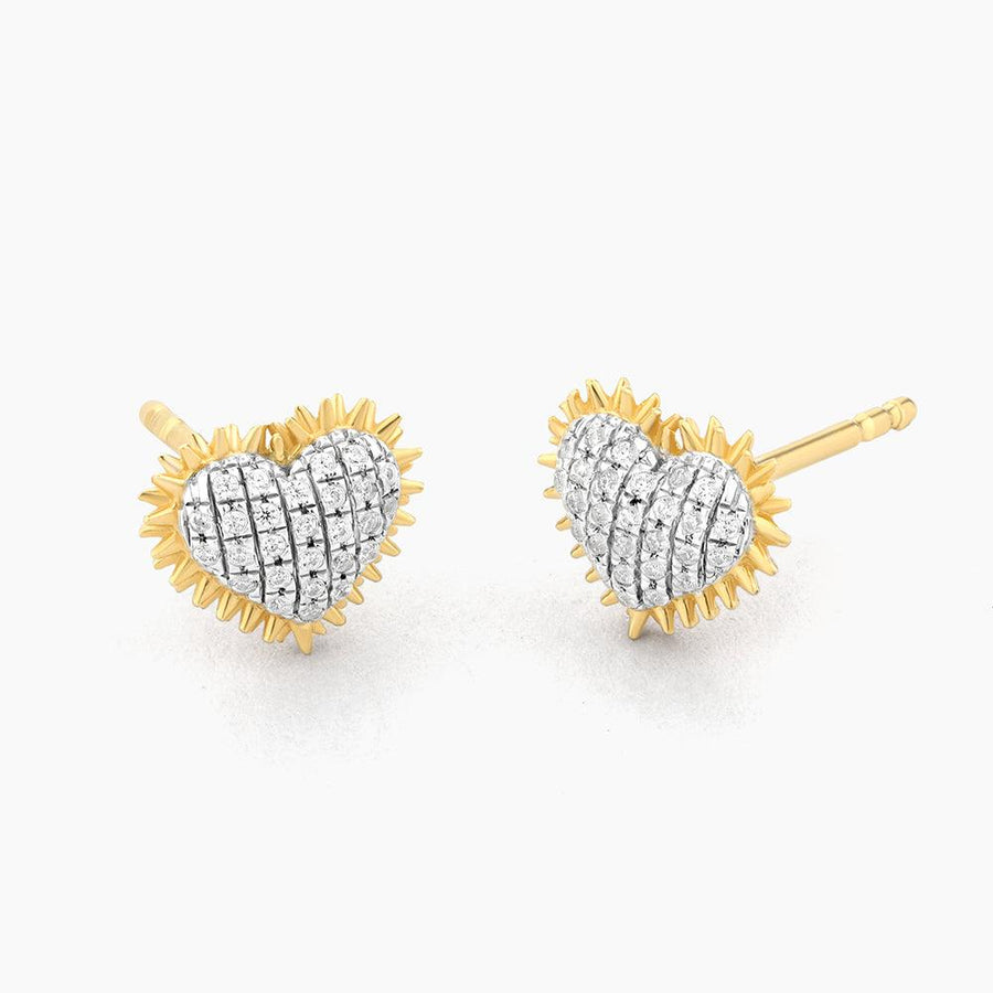 Buy Spiked Heart Stud Earrings Online