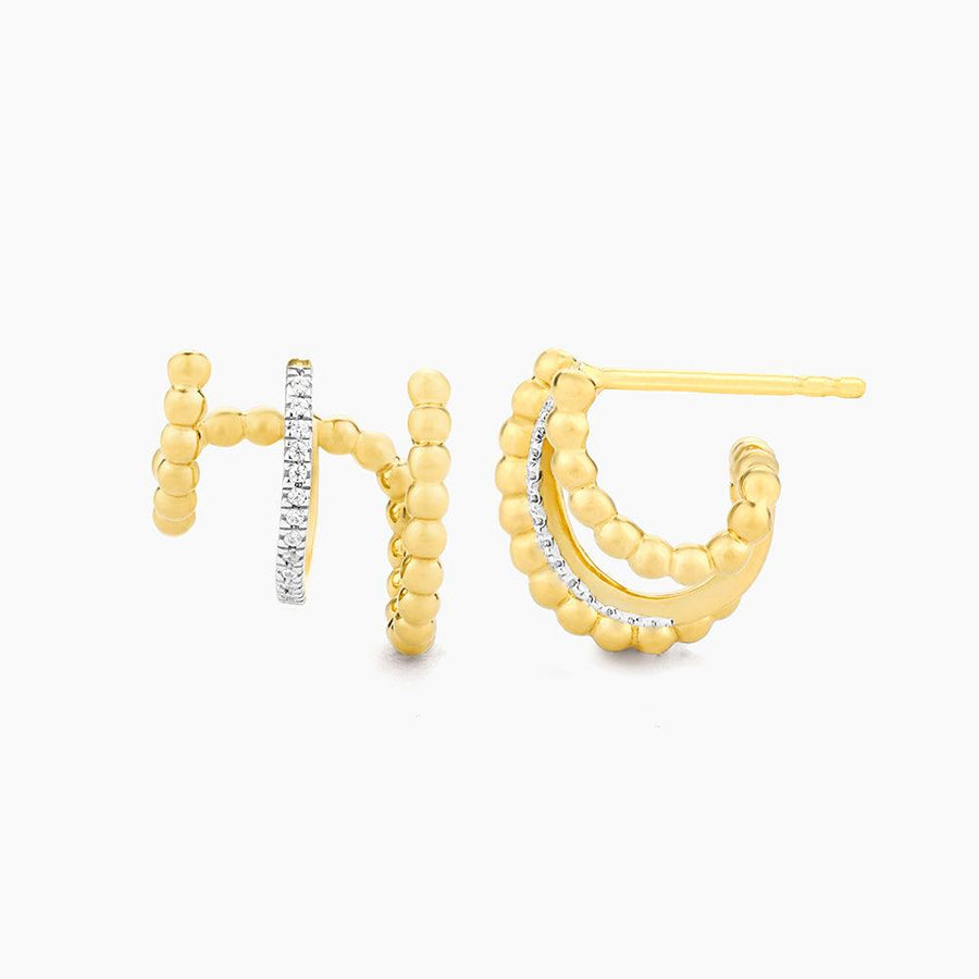 diamond hoops earrings