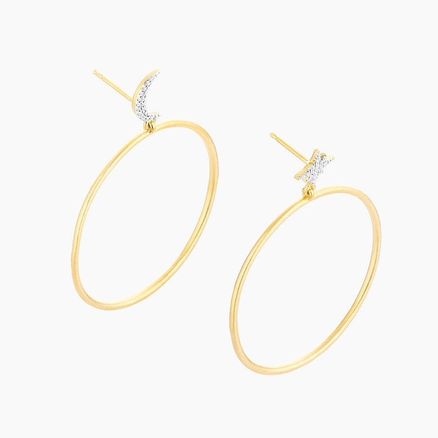 diamond hoop earrings