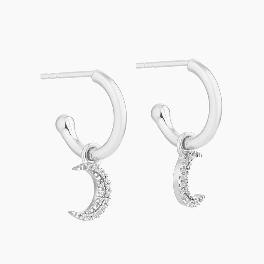 small diamond hoop earrings