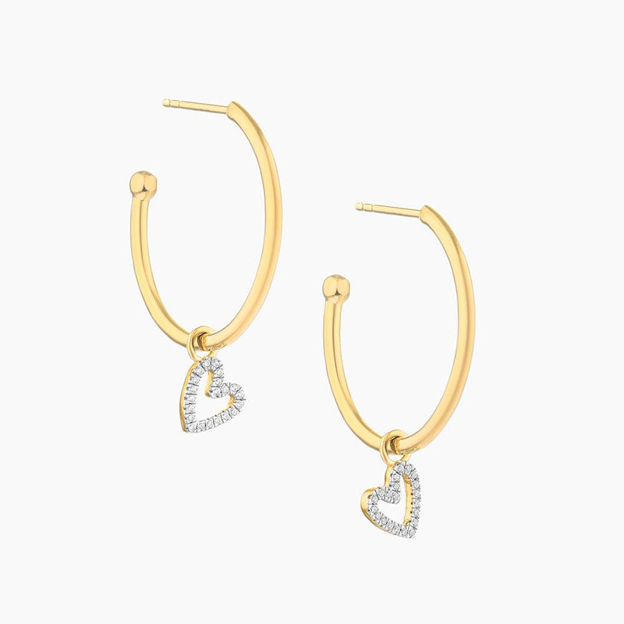 Buy Be Still My Heart Hoop Earrings Online