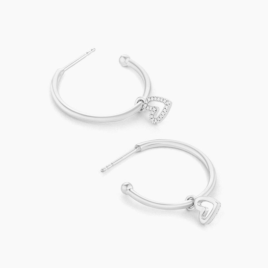 diamond hoop earrings for women