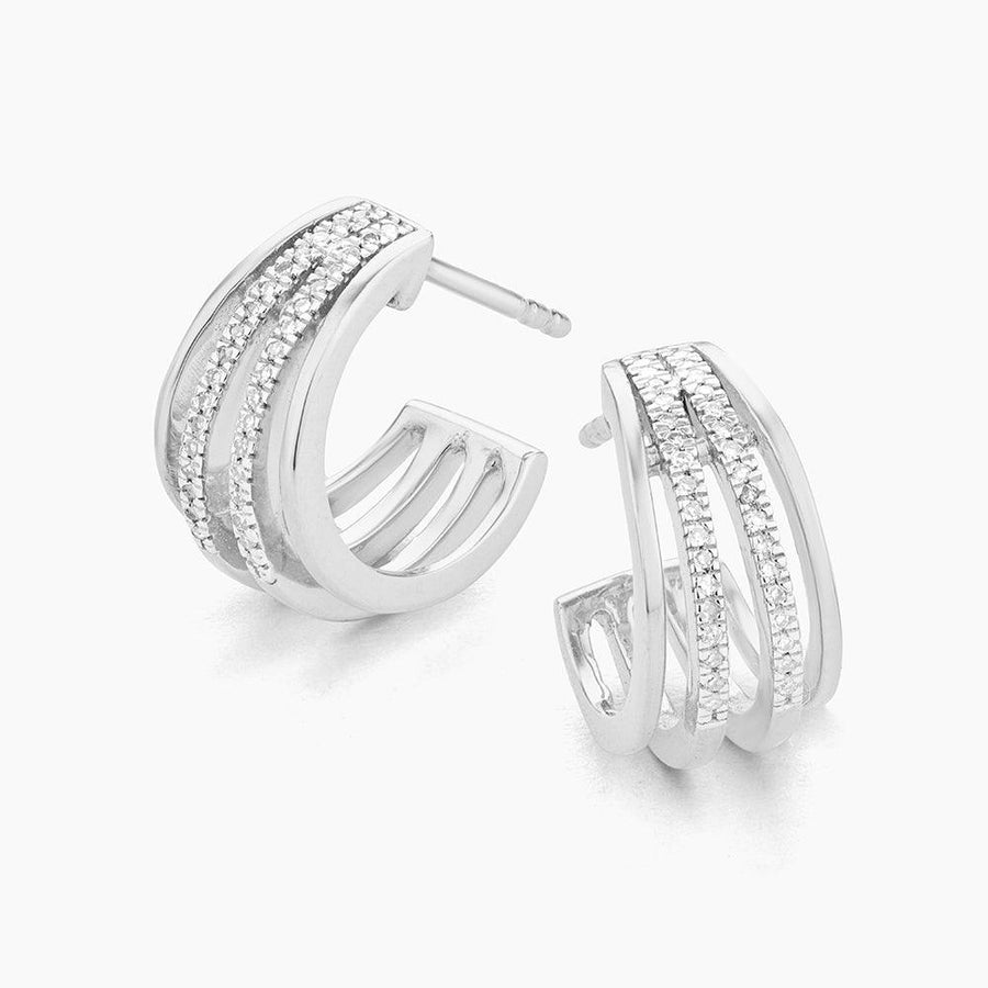 hoop earrings that hug the ear