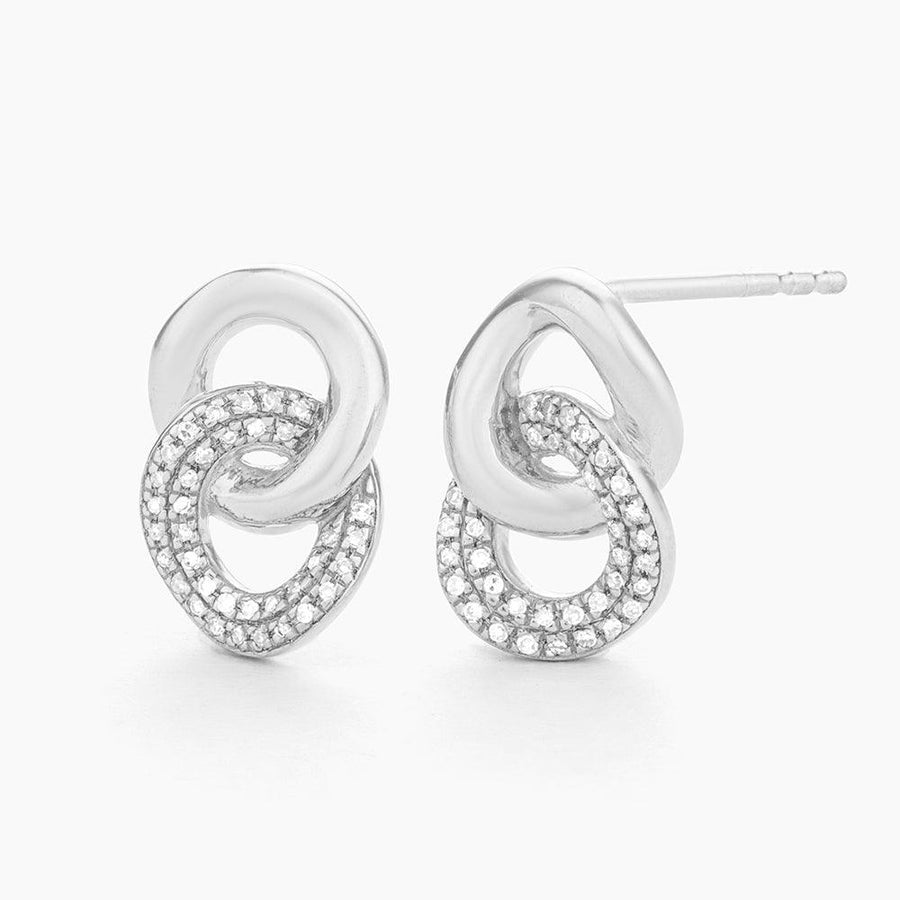 disc stud earrings