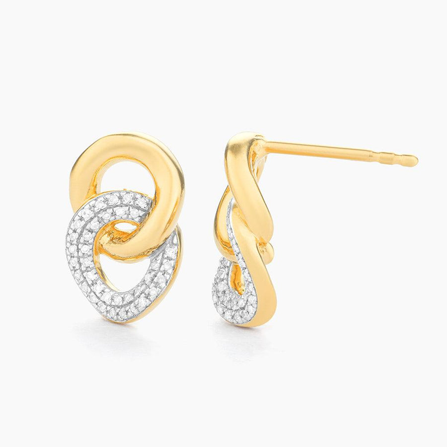 Entwined Discs Stud Earrings - Ella Stein 