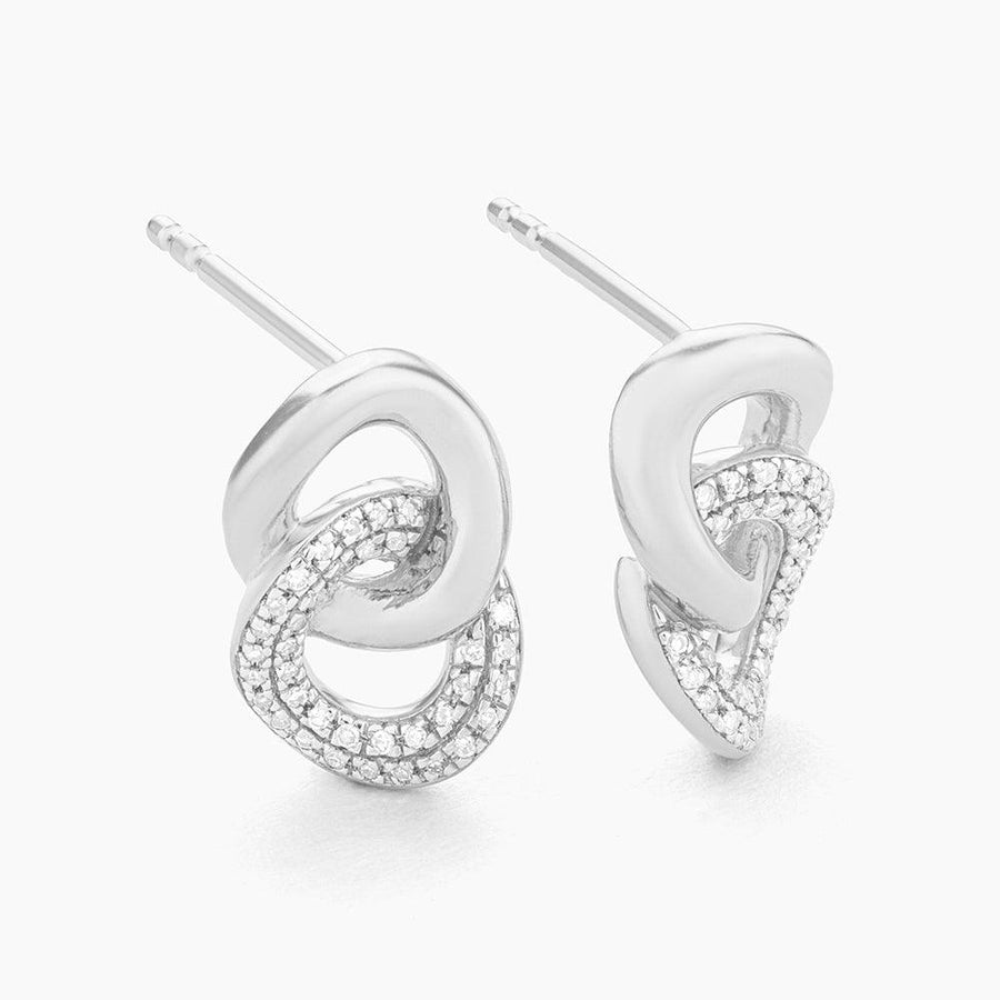 Entwined Discs Stud Earrings - Ella Stein 