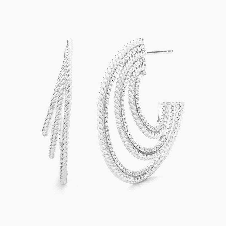 diamond hoop earrings