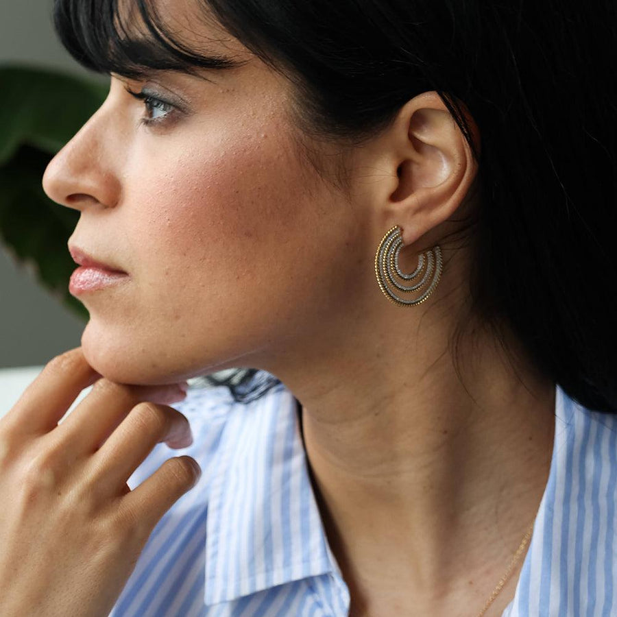 Buy Encourage Hoops Earring Online - 1