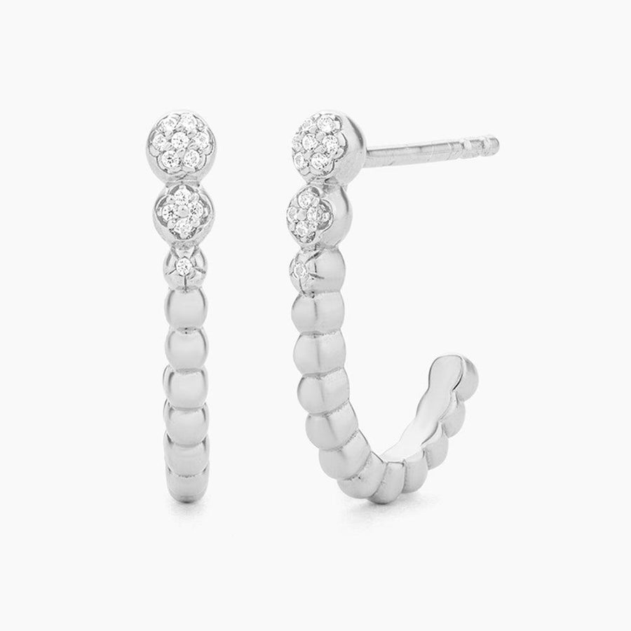 Beaded Connection Huggie Earrings - Ella Stein 