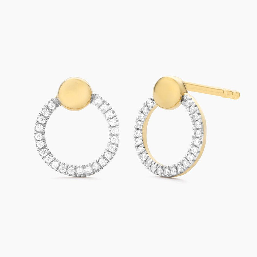 Beaded O Stud Earrings - Ella Stein 