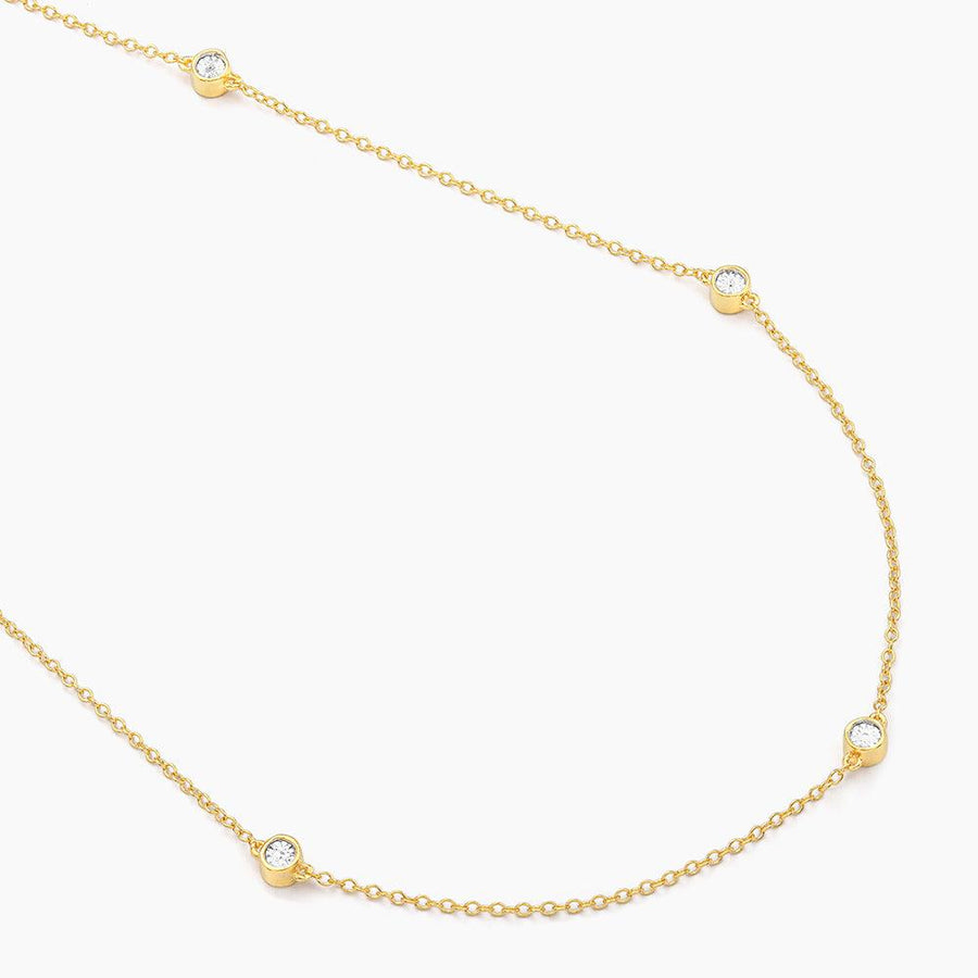 diamond dot chain necklace 