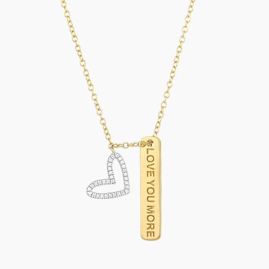 Buy I Love You More Pendant Necklace Online