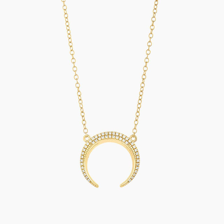 Crescent Horn Pendant Necklace - Ella Stein 