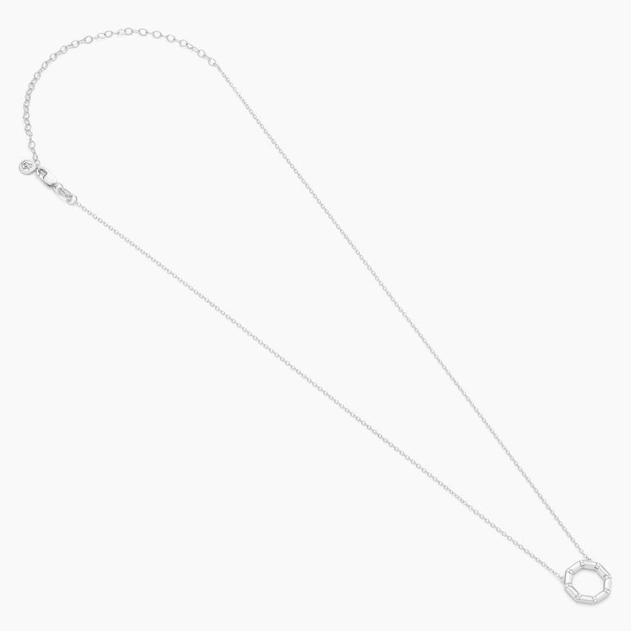 Hexagon Diamond Pendant Necklace by Ella Stein
