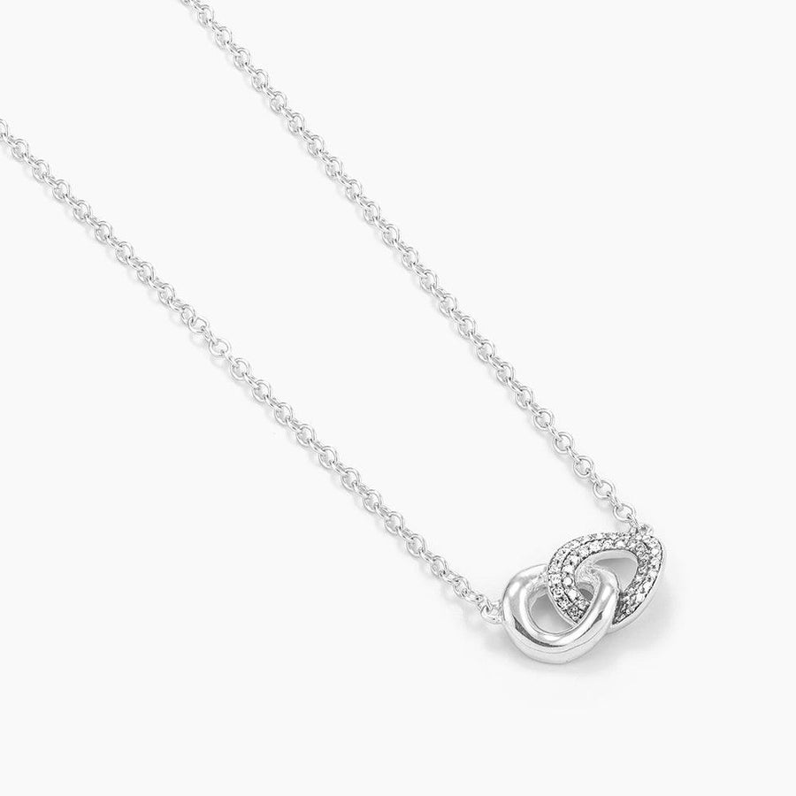entwined circle necklace